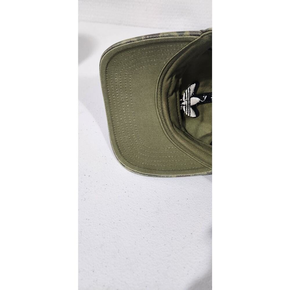 Adidas Originals Forest Camouflage Embroidered Trefoil Logo Hat Size OSFM - Picture 8 of 12